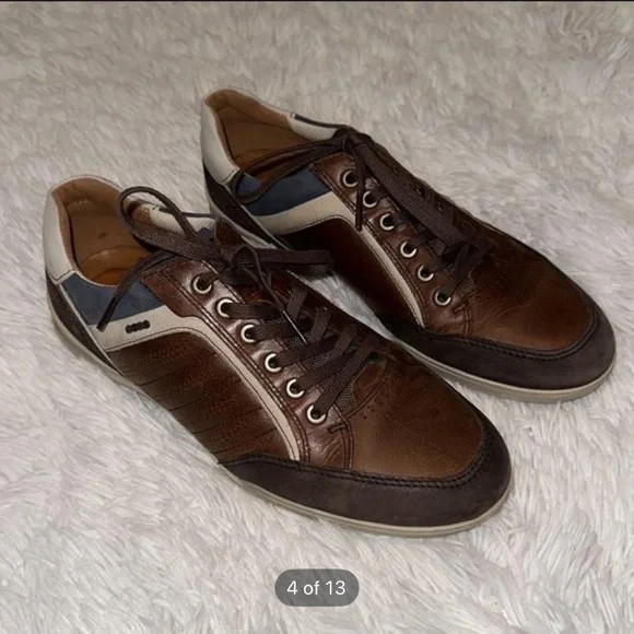 Ecco | brown enrico retro shoes | size 41 M 7.5 in excellent used condition - Picture 3 of 10